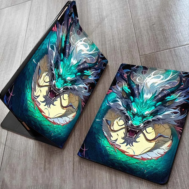 حافظة تابلت بنمط التنين الإبداعي لهاتف Vivo IQOO Pad Air Pad3 IQOO Pad5 Pad2 Pad3 SE Pro 11.5 12.1 12.3 13 بوصة #4