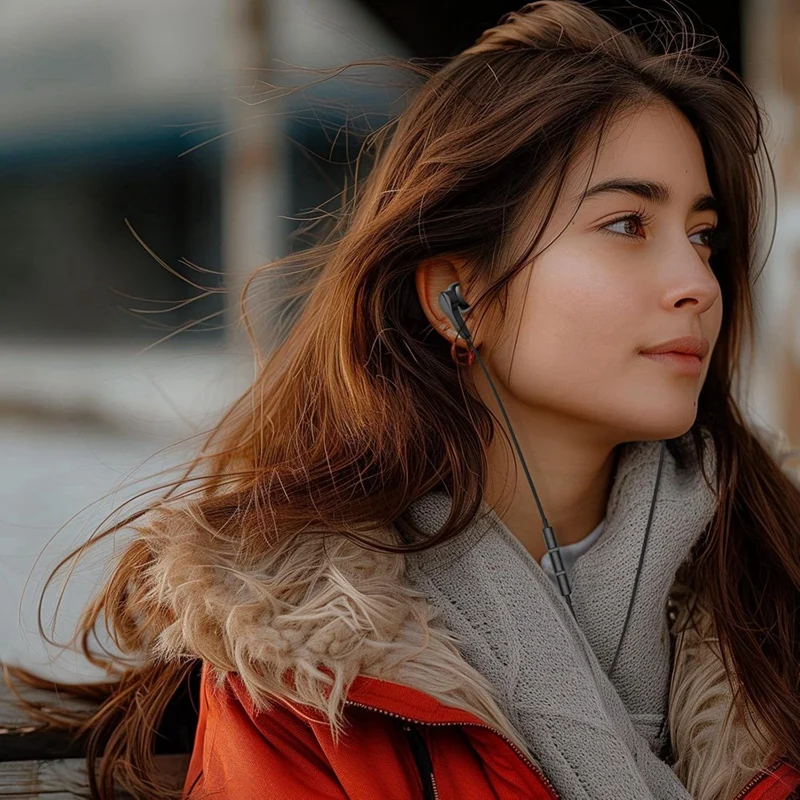 USB C Headphones Magnetic Wired Earbuds With Microphone, In-Ear Earphones For Iphone 15 Pro Plus Max/Samsung Galaxy S24