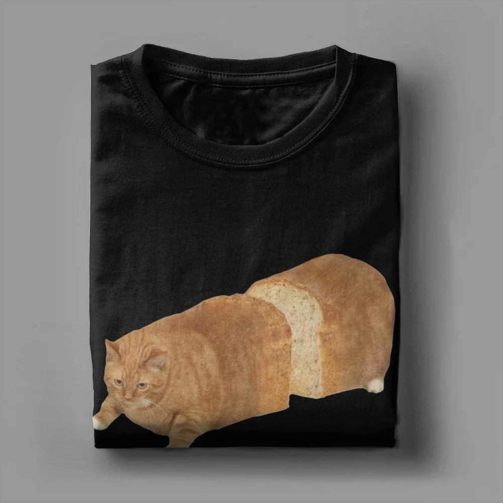 تي شيرت قطني من Cat Loaf Meme للرجال والنساء تي شيرت قطني فريد من نوعه برقبة دائرية تي شيرت بأكمام قصيرة ملابس هدية عيد ميلاد #4