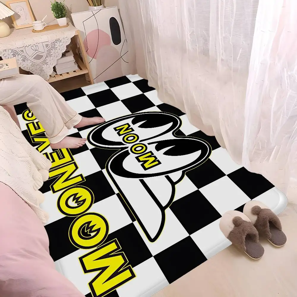 Mooneyes Floor Mat INS Style Soft Bedroom Floor House Laundry Room Mat Anti-skid Household Carpets