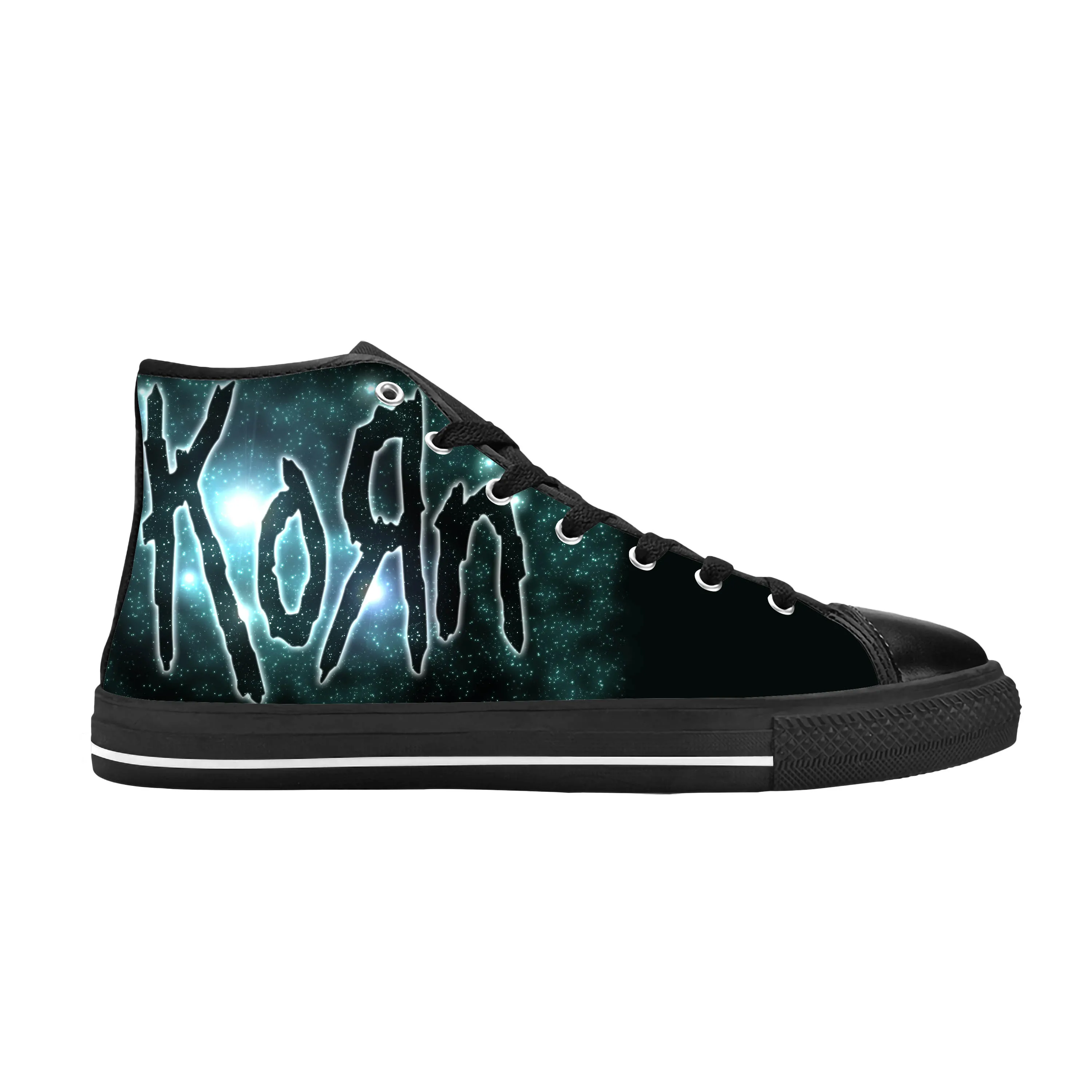 Korn Metal Rock Band Music Horror Fashion Popular Casual Cloth Shoes High Top Comfortable Breathable 3D Print Men Women Sneakers