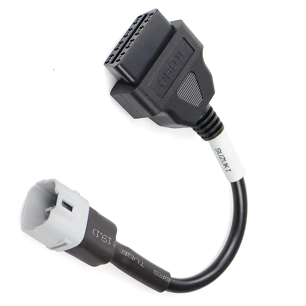 

Для SUZUKI 6-контактный к Obd 16-контактный адаптерный кабель для мотоциклов 6-контактный к OBD 16-контактный автомобильный диагностический кабель, разъем для сканера