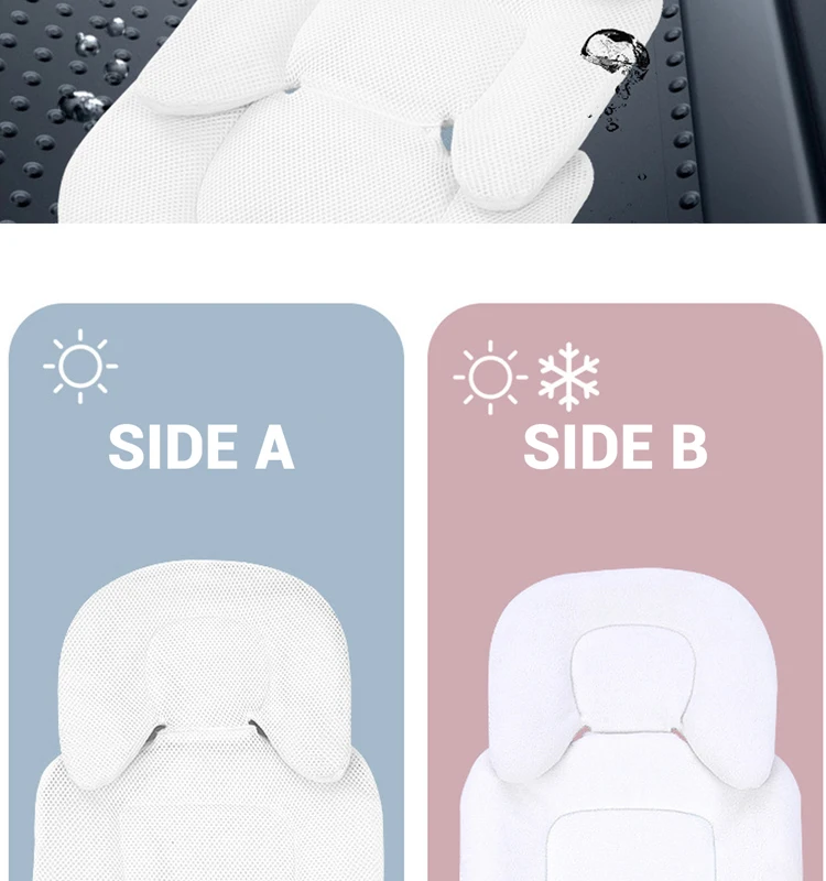 Baby Kinderwagen Sitz Pad Multifunktionale Universal Doppelseitige Baby Auto Sitzkissen Kinder Warenkorb Matratze Matte Kinderwagen Zubehör – Detail 11