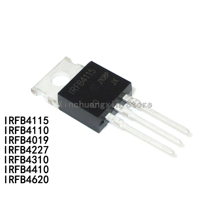 5PCS IRFB4115PBF IRFB4110 IRFB4019 IRFB4227 IRFB4310 IRFB4410 IRFB4620 TO-220 MOSFET poljski tranzistor