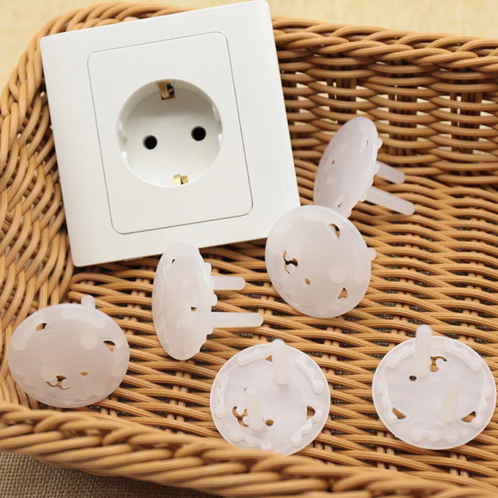 

20Pcs Childproof Outlet Plug Covers Baby Safety Electrical Socket Protectors Wall Outlet Covers Shock Prevention