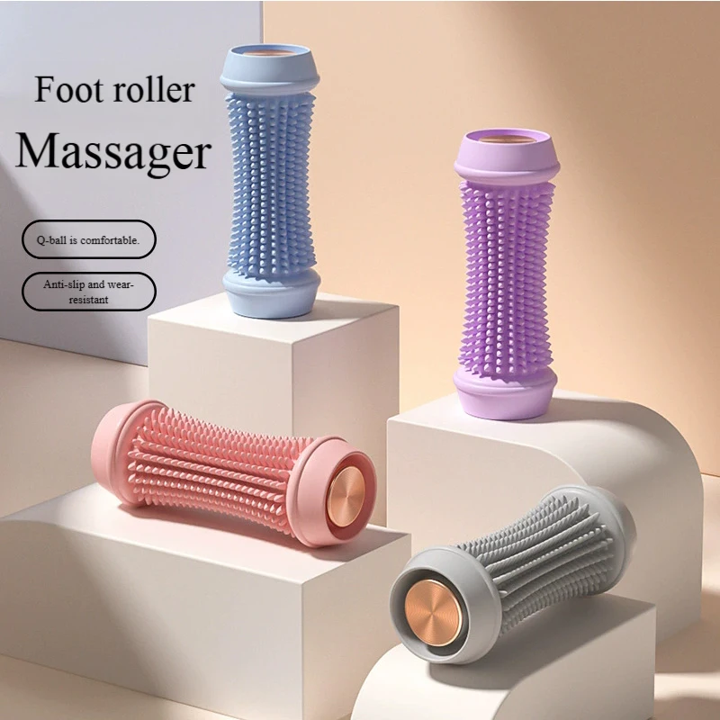 Soft Touch Foot Massage Roller, Anti-Slip Silicone for Hand & Foot Acupressure, Muscle Relaxation Tool, Portable Home Spa