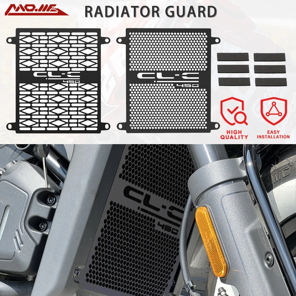 

FOR CFMOTO CLC450 450CL-C 450 CL-C CLC Bobber 2023 2024 2025 Motorcycle Radiator Grille Shield Guard Oil Cooler Cover Protector