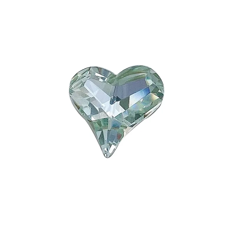 5 sztuk cyrkonie do paznokci wisiorki kryształowy diament Nail Art jasnoróżowy niebieski kryształ biżuteria do paznokci