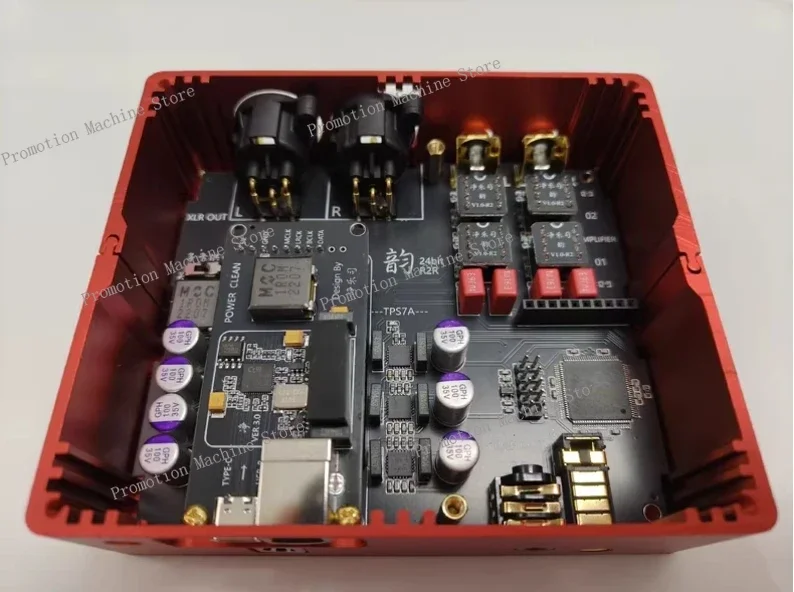 Fully balanced R2R decoder Supports up to 24 bit pcm192  9-24V