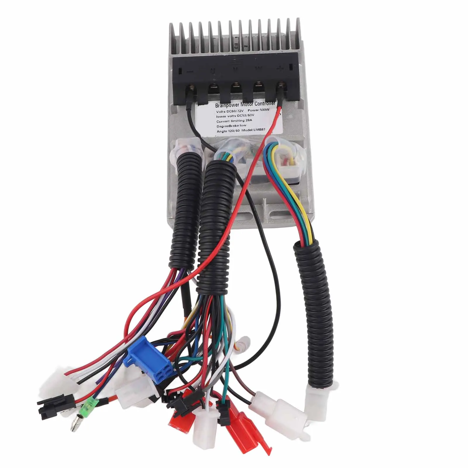 Coque universelle en fonte d'aluminium 60V-72V 500W, alarme pour Scooter de croisière, contrôleur sans balais, accessoire pour vélo électrique