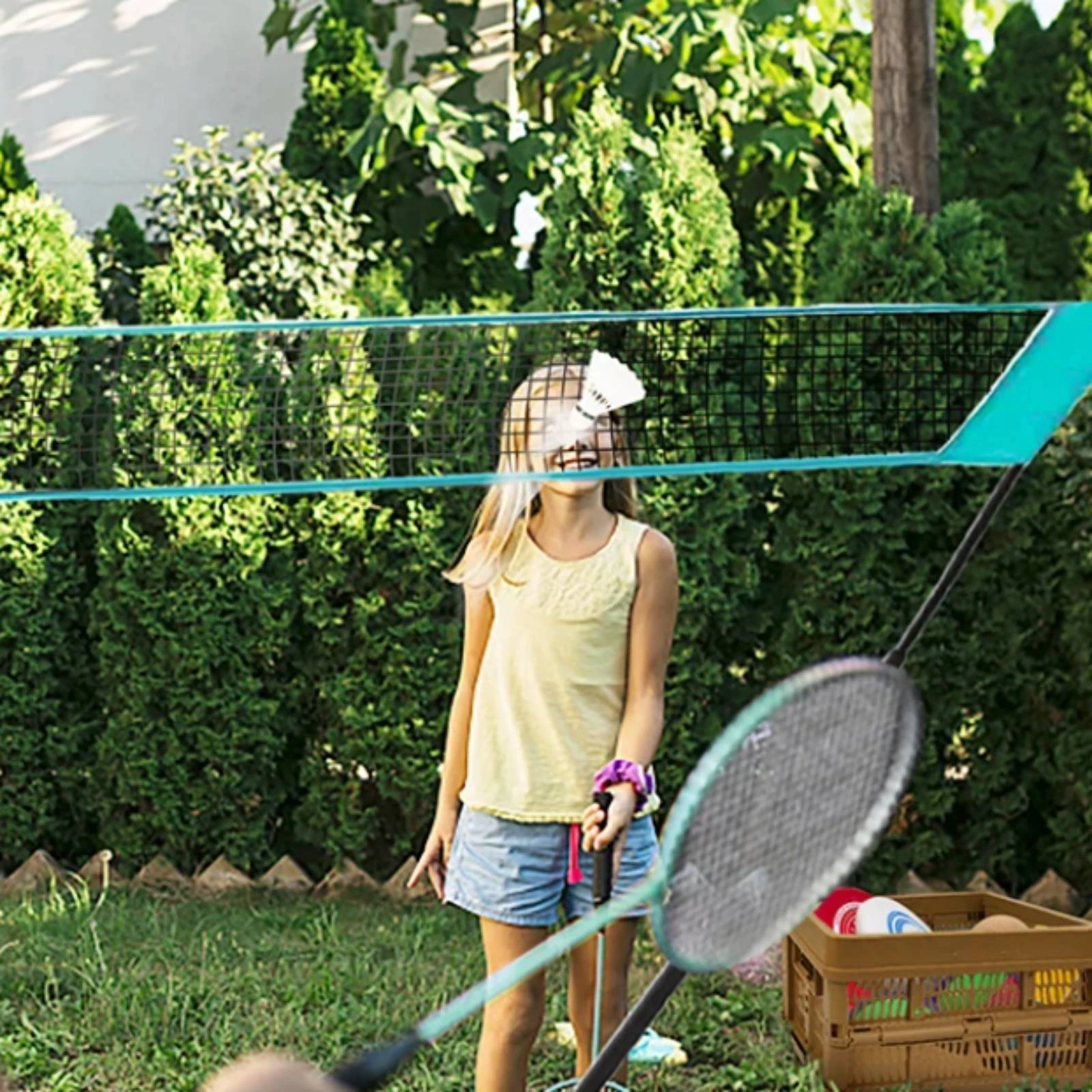 ชุดโครงตาข่ายแบดมินตัน ชุดเริ่ - Sports Equipment For Badminton บทวิจารณ์และราคา