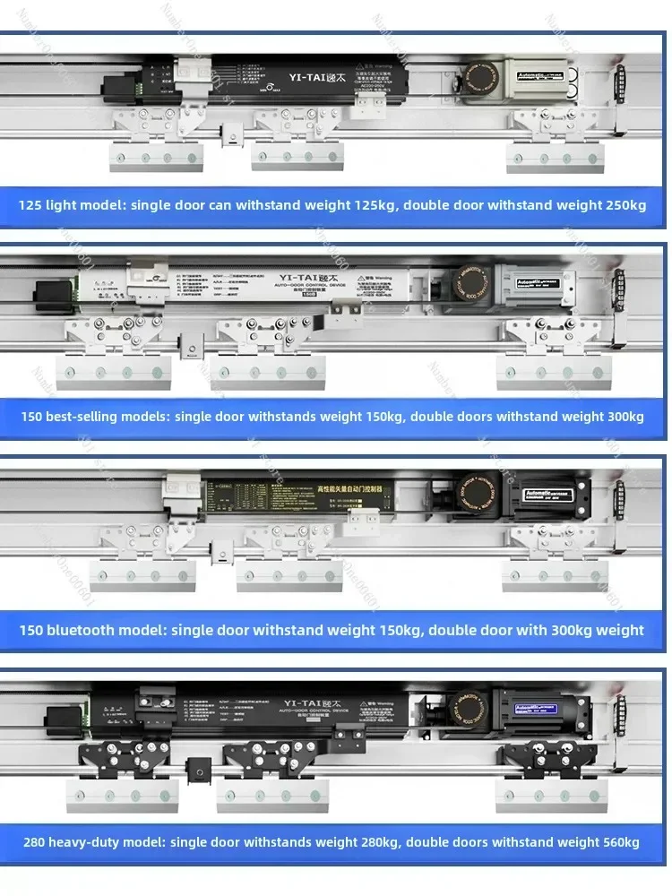 Automatic Induction, Electric Glass Sliding Door Motor, Complete Set of Unit, Access Control System