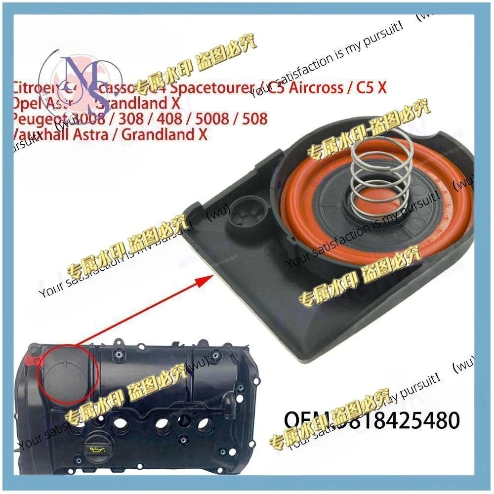 PCV Valve Cover Repair Kit for Citroen C4 Picasso, Space Voyager, Peugeot 3008, 308, 408, Vauxhall Astra, Opel Astra Engines