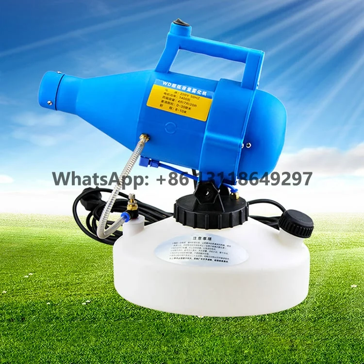 5L Portable Garden Agriculture Home Cold Fogger Electric Sprayer Ultra Low Capacity Sprayer Atomization Disinfection Sprayer