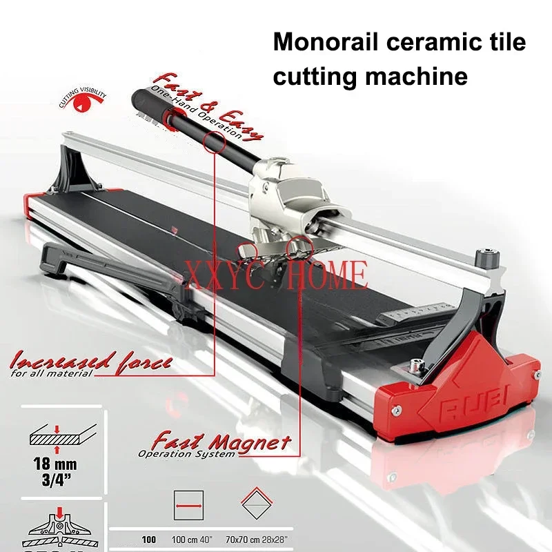 Manual Tile Cutter 3 Sizes Professional Floor Cutter High Precision Cutting Machine Hand Tool Tile Machine Cutting Porcelain