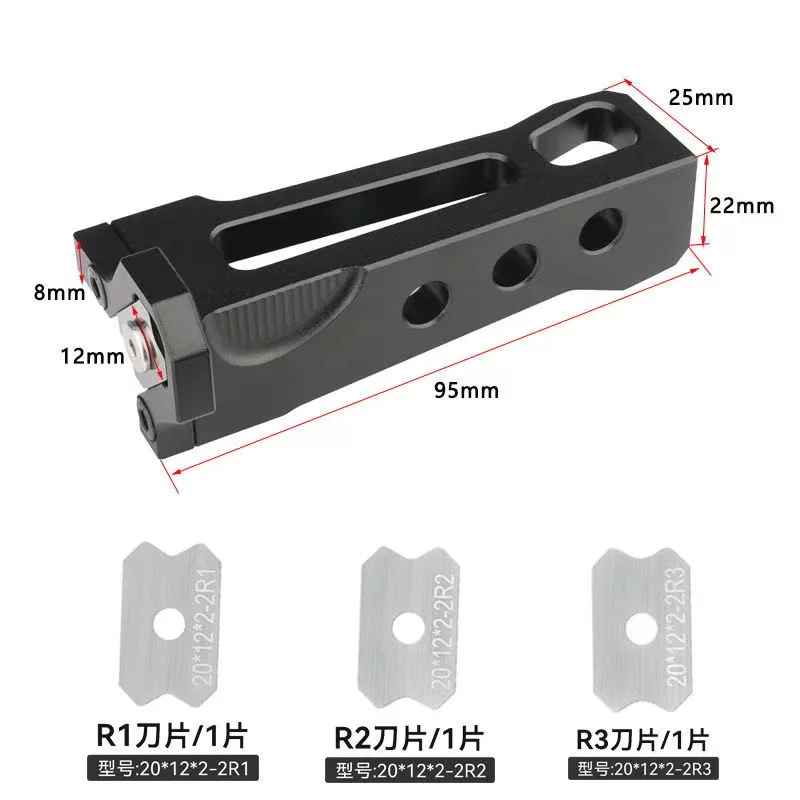 Woodworking edge trimming knife Corner Manual Planer Blade Hand Tools wood Deburring Chamfering Fillet Scraper