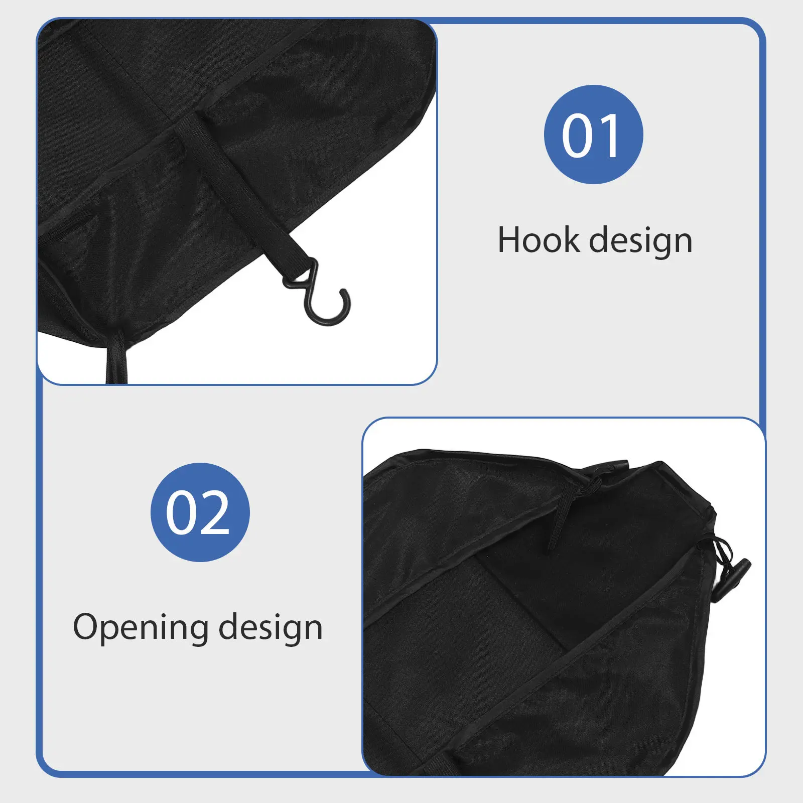 Large Capacity Waterproof Stroller Bottom Basket – Oxford Cloth Mesh Storage Bag for Baby Travel & Pushchair