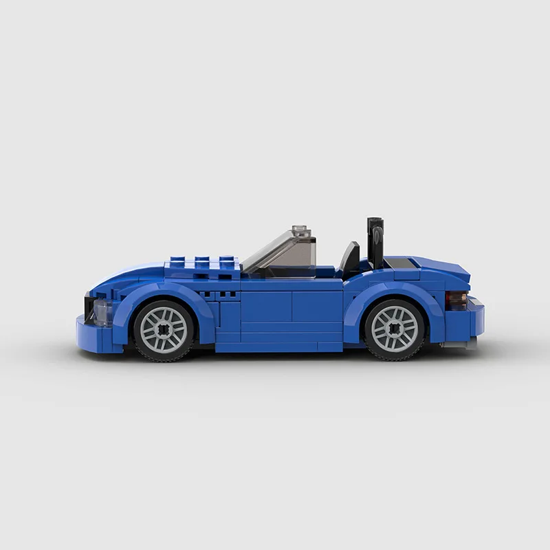 MOC Convertible Roadster Assembly Compatible With Le-go Model Car DIY Building Blocks Kid Toys Gift NO Box