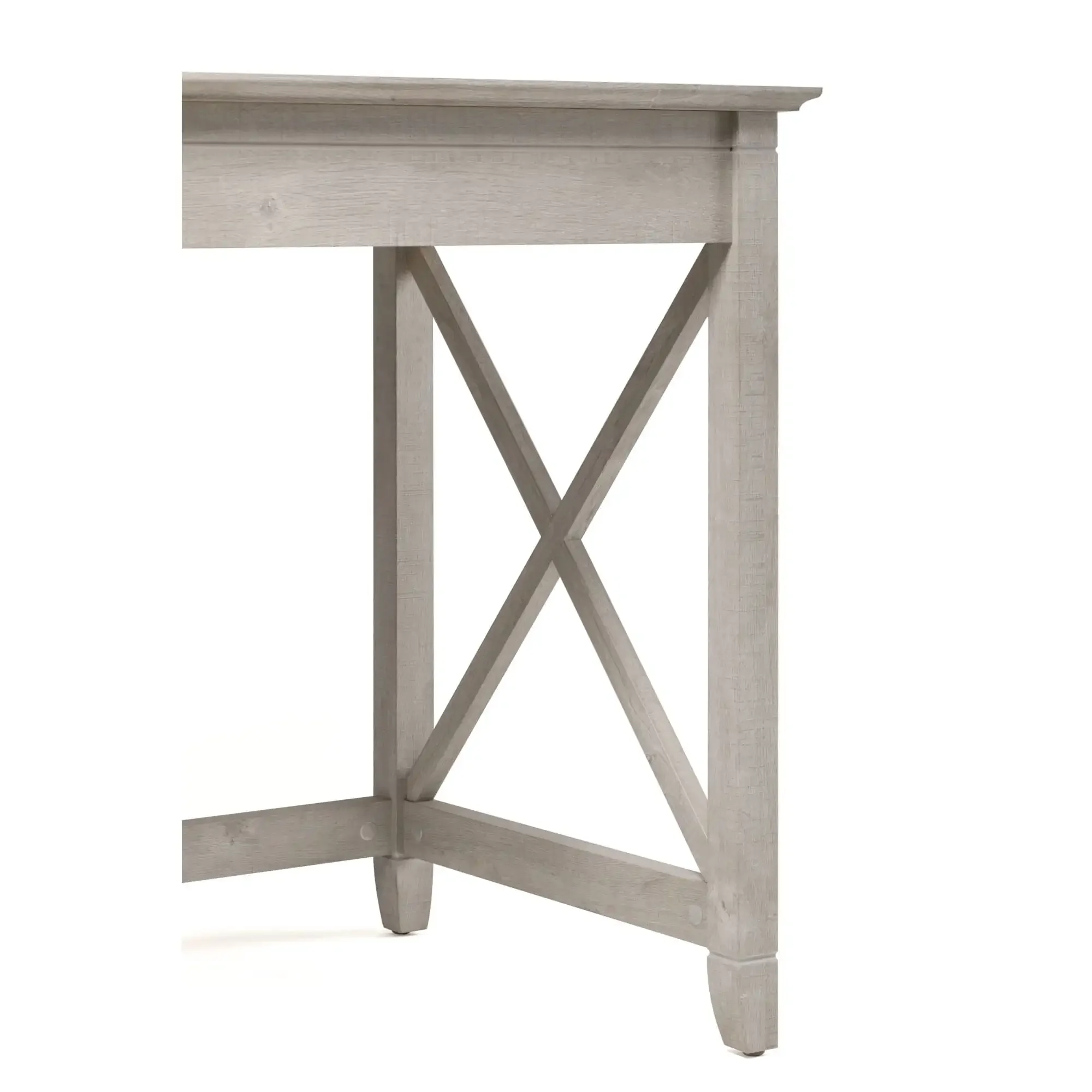 L # In Washed Gray Modern Vibe Key West 60W L Shaped Desk