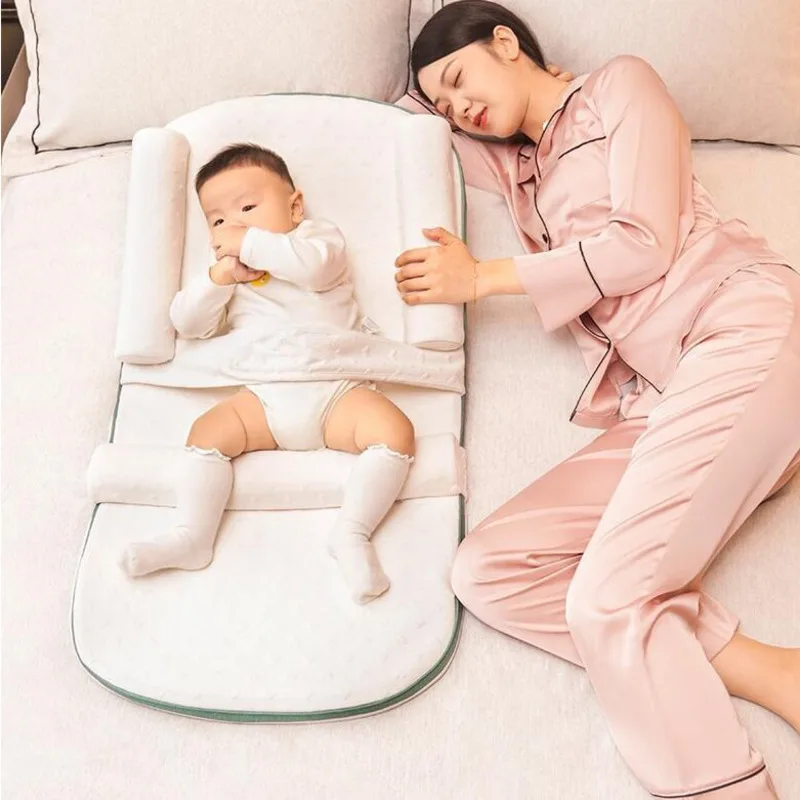 Newborn Baby Anti-spitting Milk Ramp Pad Pillow For Feeding Spine Anti-spill Baby Nursing Pillow Baby Head Protection Pillow