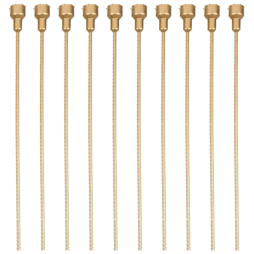 10 قطعة سيقان زهرة بلاستيكية قابل للتعديل أصحاب زهرة وهمية لزهرية ترتيب الأزهار لوازم تمديد ينبع Craft بها بنفسك الحرفية داخلي