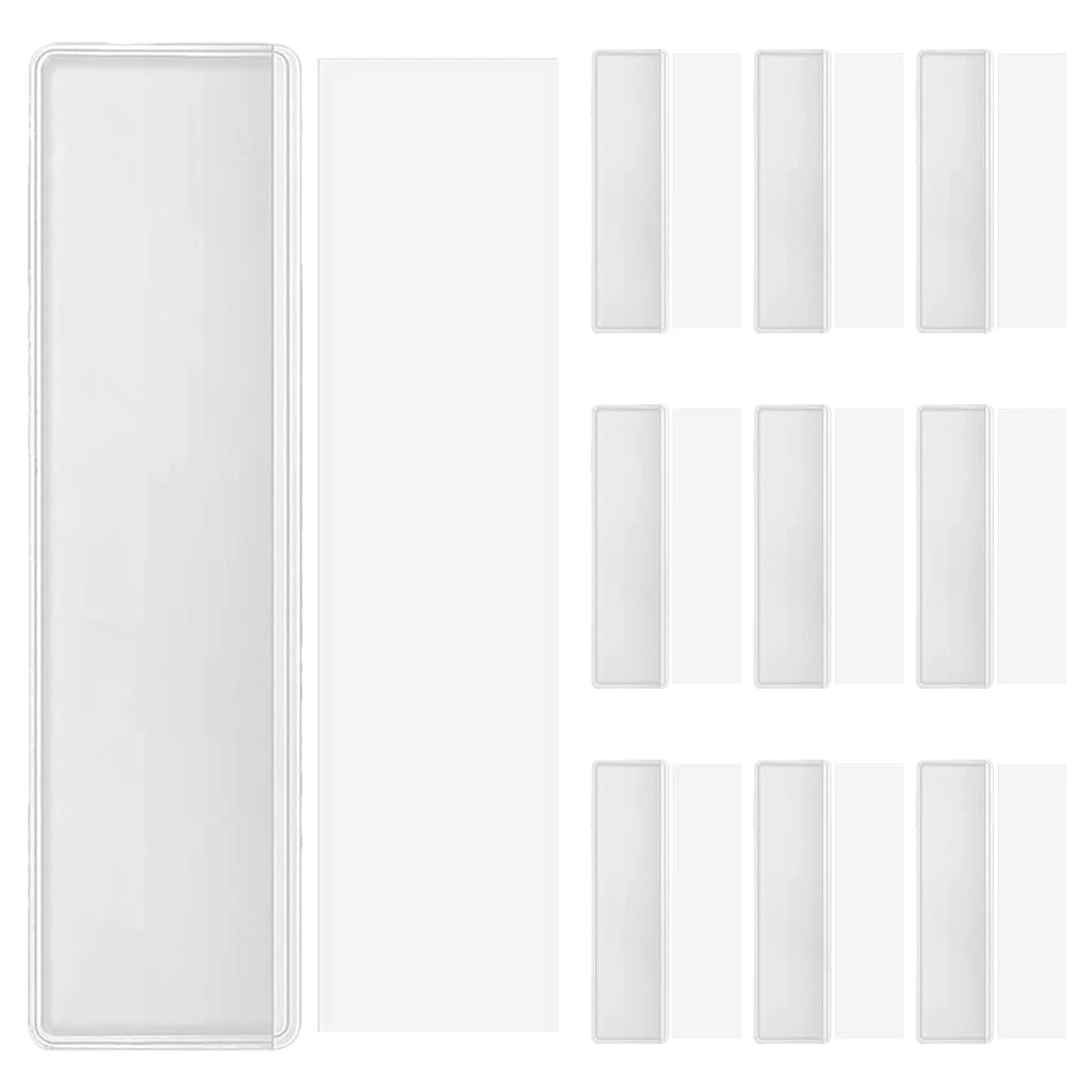

Waterproof Transparent Adhesive Label Holder Clear Pockets Rack Labels Labeling Pouches PVC Wearresistant Easy