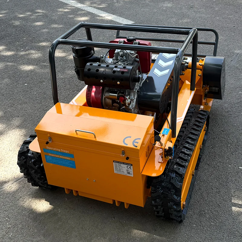 

Customized 800mm 1000mm 1200mm Diesel Remote Control Flail Lawn Mower Farm Mower