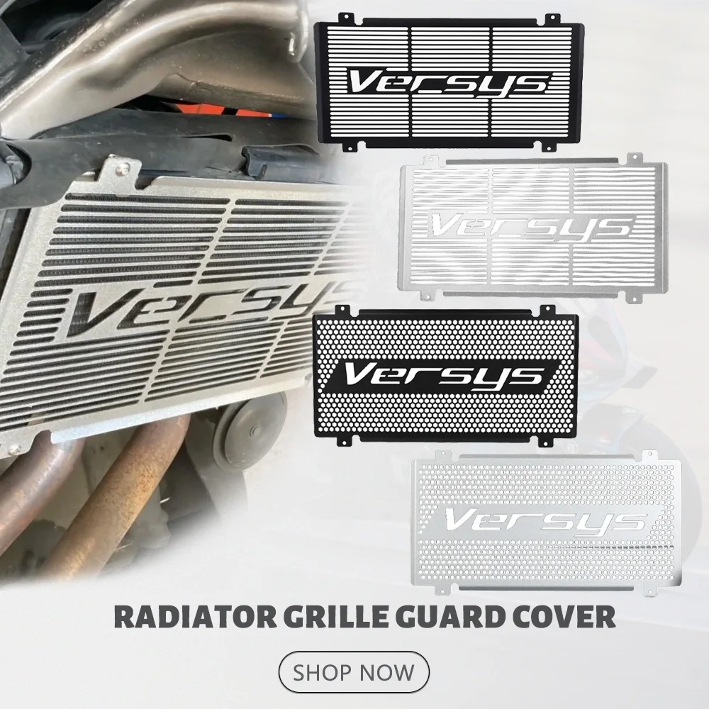 

VERSYS 650 Motorcycle Radiator Grille Guard Grill Protector Cover For KAWASAKI KLE650 KLE 650 VERSYS650 2009 2010 2011 2012-2014