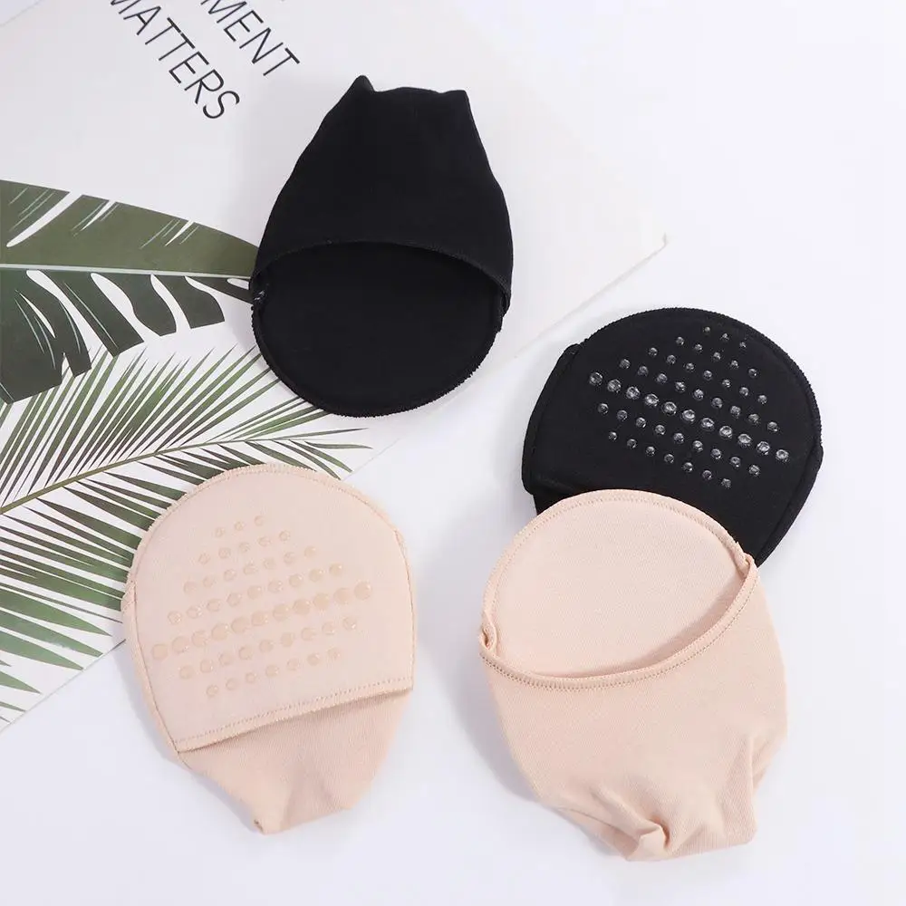 Sock Slippers Silicon Forefoot Socks Elastic Invisible Toe Socks Soft Half Feet Socks Summer