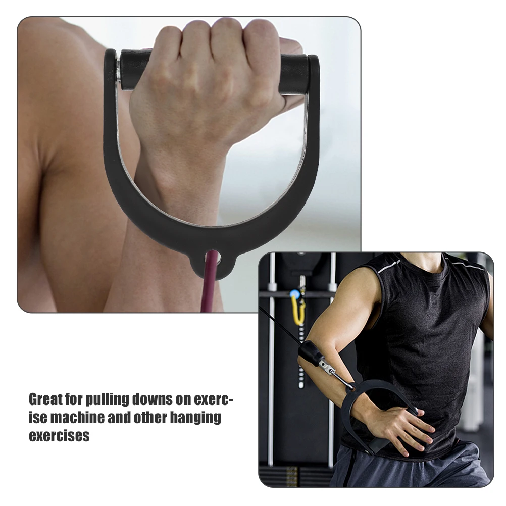 

2 Pcs Fitness Handle Ergonomic Gym Daily Use Handles Cable Workout Attachment Cuff