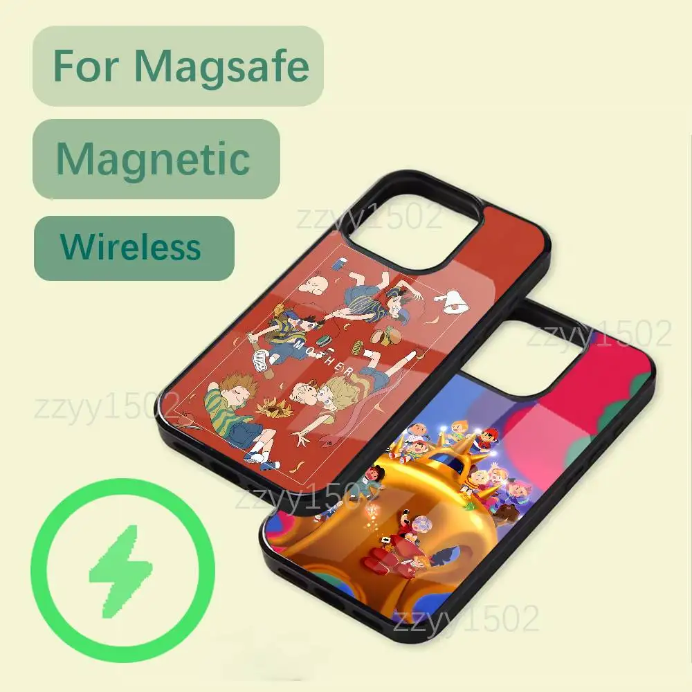 

Game E-EarthBound Mother 4 Phone Case For iPhone 17,16,15,14,13,12,11,Pro,Max,Plus,Mini,SE4,E Magsafe Wireless Charging