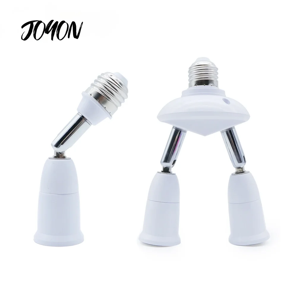 E27 To E27 Socket  LED Bulb Adapter Converter Lamp Holder E27 Splitter 2/3/4/5 Heads Adjustable  Splitter Lamp Base