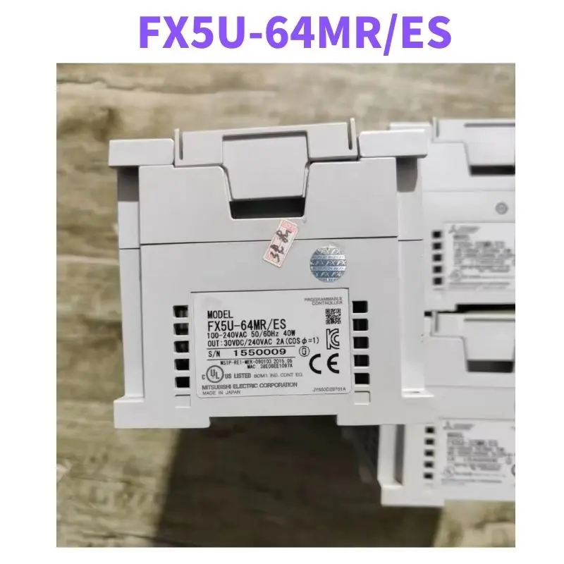 Used PLC ModuleFX5U-64MR/ES FX5U 64MR ES Tested OK