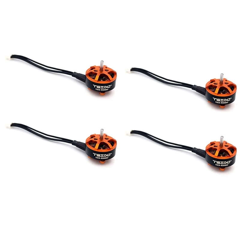 YSIDO 4X 1103 8500KV Brushless Motor 1.5Mm Shaft For Gemfan Hqprop 65Mm Propeller Tinywhoop Pavo20 Bassline Mini Drones