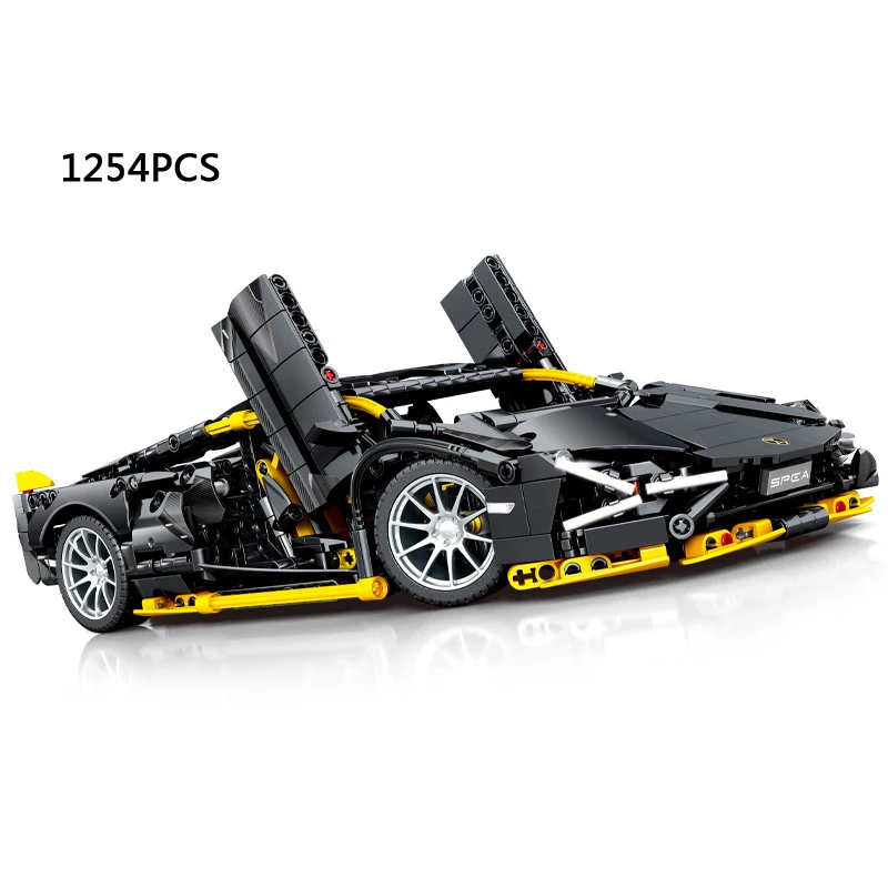 

Technical Building Block 1:14 Scale Bull Sian Fkp37 Super Sport Car Model Vehicle Construction Brick Supercar Toy For Gifts