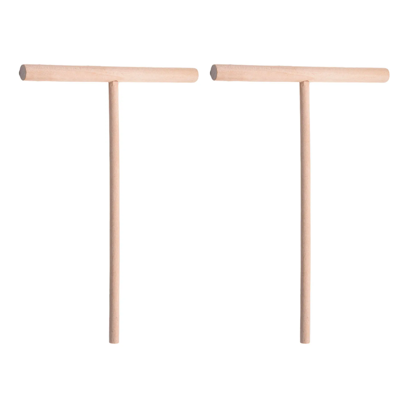 Épandeur de crêpes en bois, 2 pièces, pâte à crêpes domestique, outil de pâtisserie en forme de T, accessoire de qualité en bois