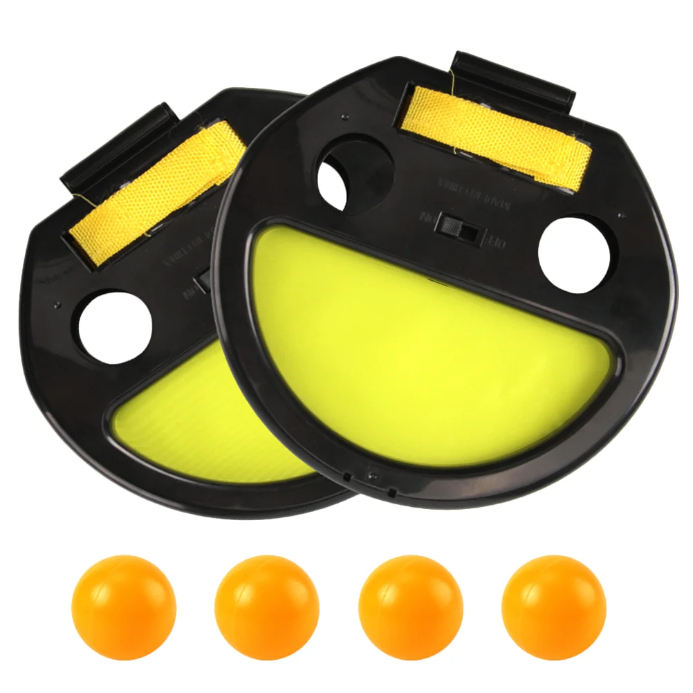 

Children's Hand Catching Ball Racket Parent-child Sports Racket Throwing catcher clamp racket Table Tennis Hand Clip family toys