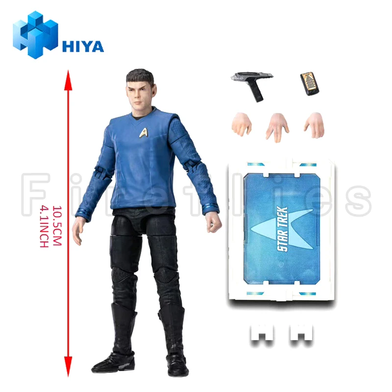 

[Предзаказ] 1/18 HIYA 3,75-дюймовая фигурка Изысканная мини-серия Star Trek Strange New Worlds Spock Аниме Модель игрушки