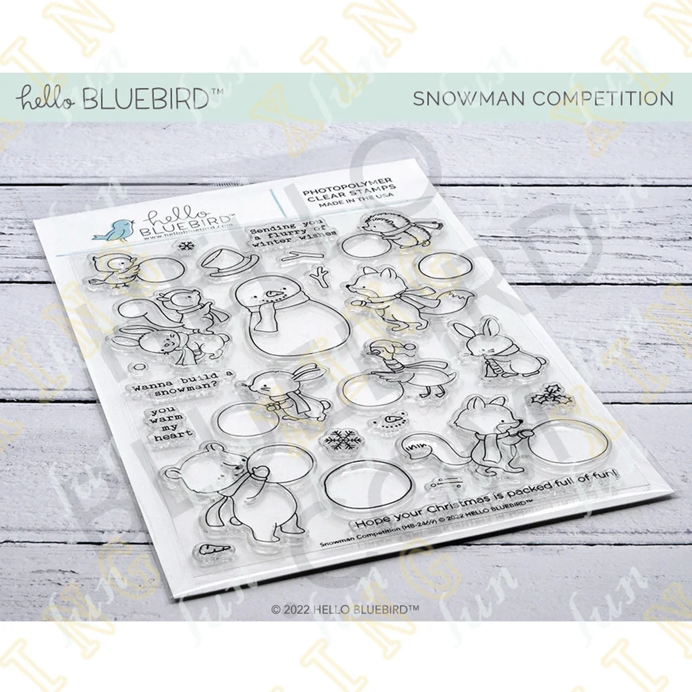 Penguins on Ice Snowman Competition Metal Cutting Dies Stamps Scrapbook Diary Secoration Embossing Stencil Template Diy Handmade