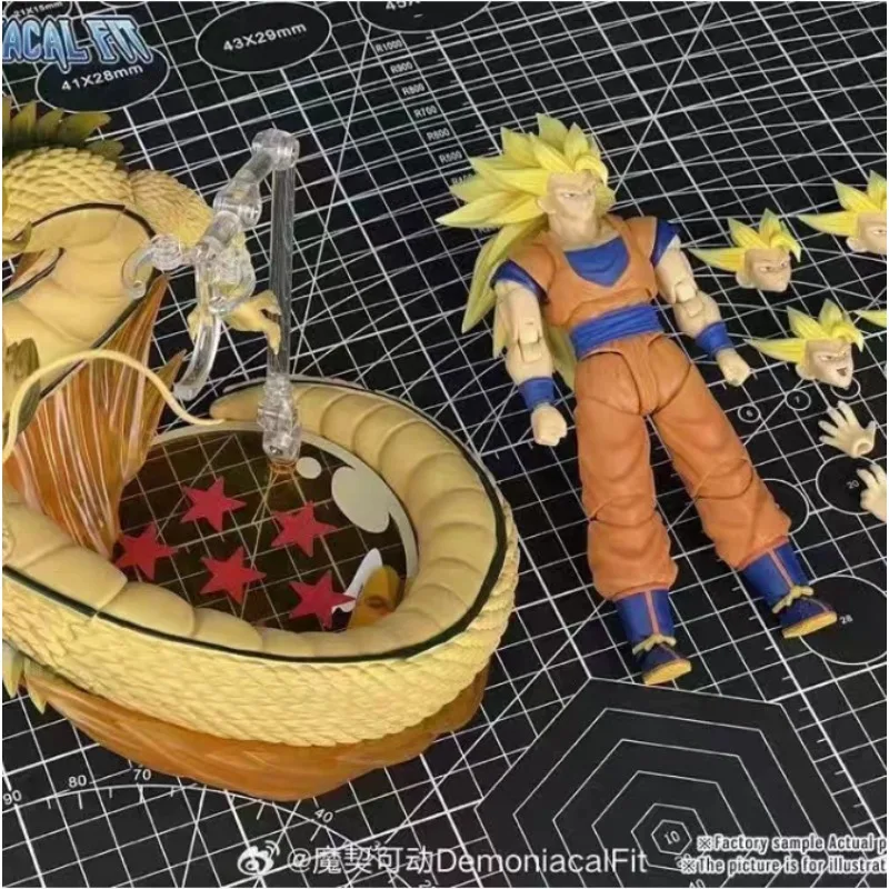 In Stock!  Demoniacal Fit Enchanted Horse Dragon Ball Son Goku Super Saiyan 3 Dragon Fist Storm  Action Figures Collectible Toys view 2