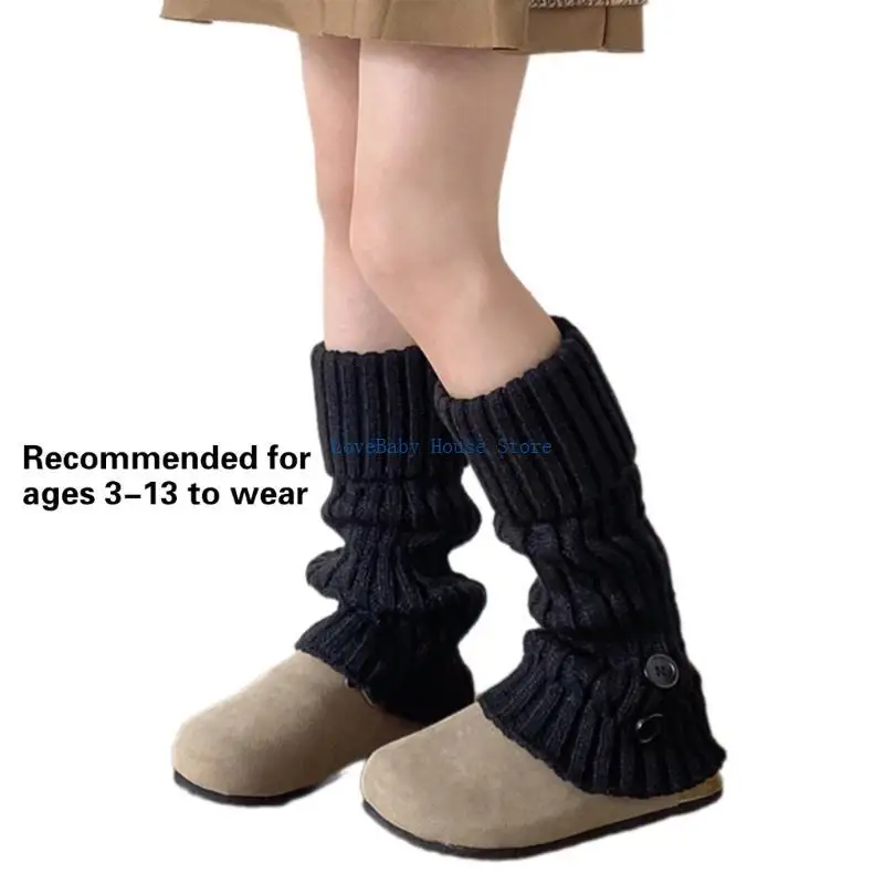 BX0D الخريف الشتاء الجوارب لفتاة في سن المراهقة 3-13 سنة تنفس الجوارب الأطفال الجوارب الرجعية جوارب الكروشيه جوارب السيقان جوارب #6