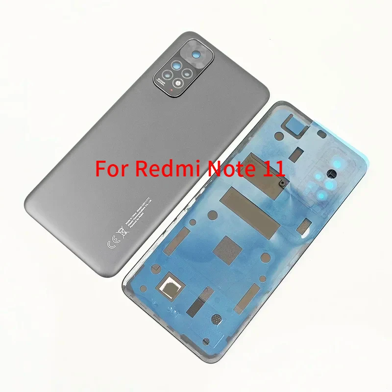 Note11 Rear Case For Redmi Note 11 Plastic Rear Battery Door Replacement Back Housing Cover Case with Camera Lens