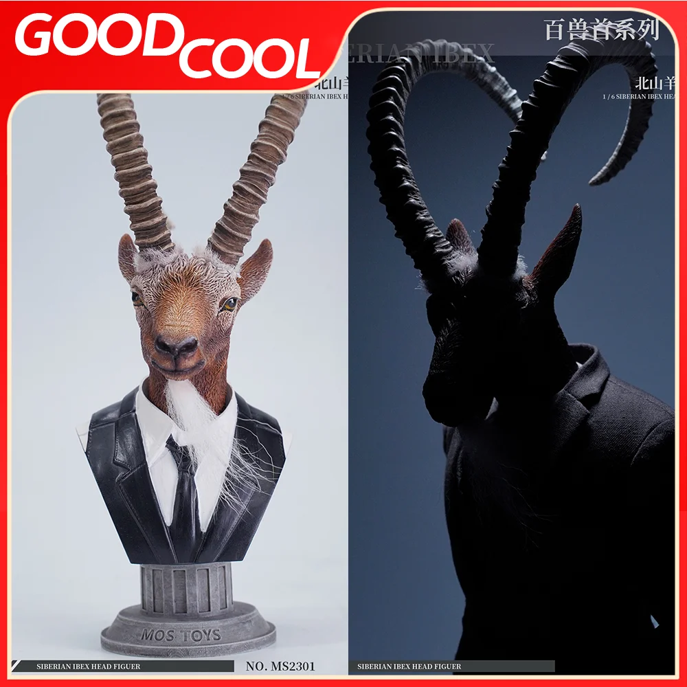 Mostoys MS230 1/6 Scale Handsome And Charming Animal Goat Head Carving For 12 Inch Action Figure Body For Fans Collection