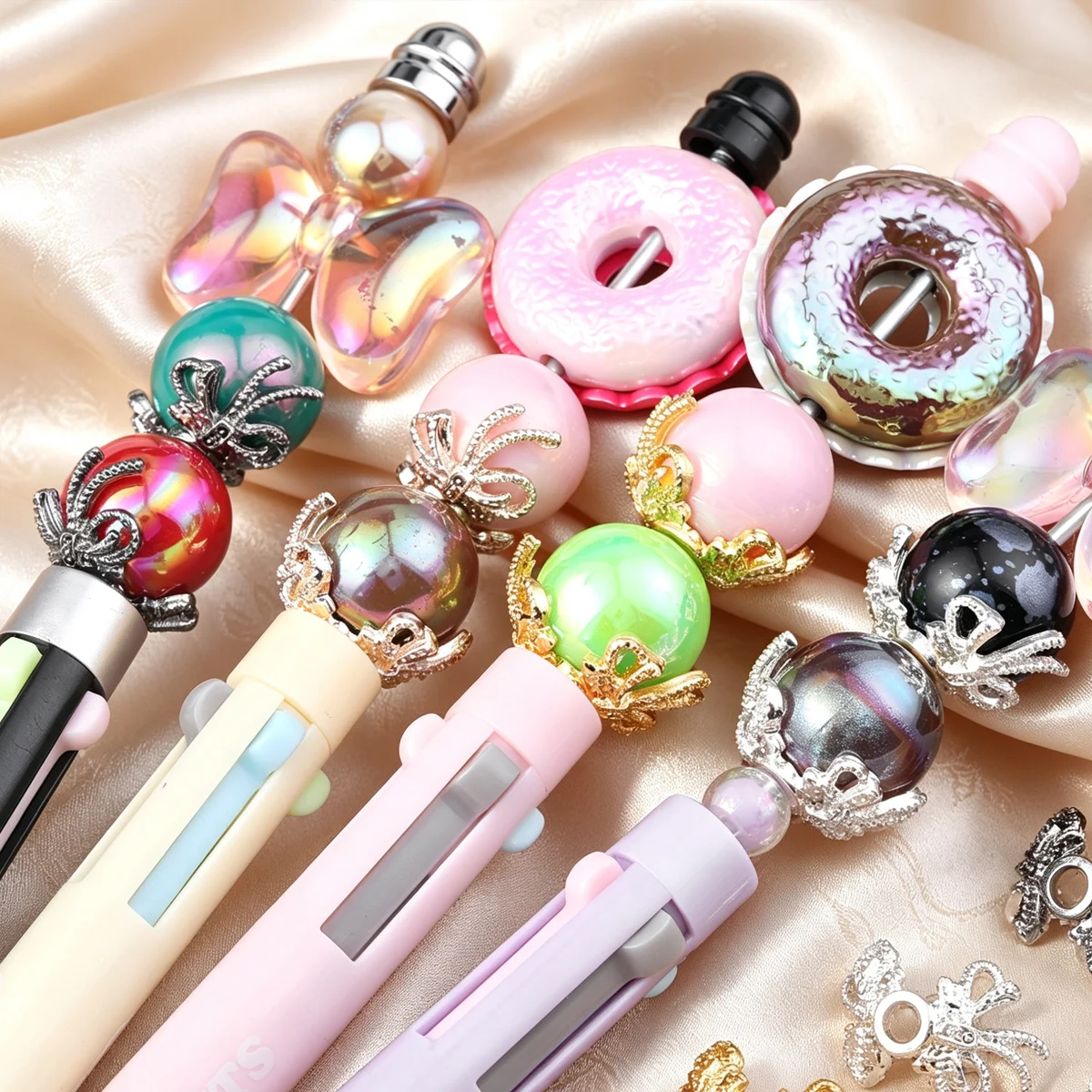 13x20mm 5Pcs Multicolor Bowknot Metal Bead Caps Suitable for Jewelry Making Bracelets Necklaces Keychains DIY Accessories - view 6