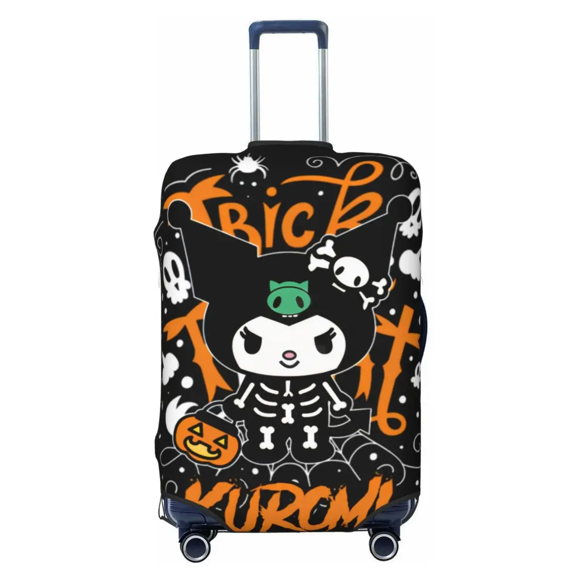 

Custom Cartoon Rabbit Kuromi Skull Luggage Cover Cute Suitcase Protector Covers Suit For 18-32 inch