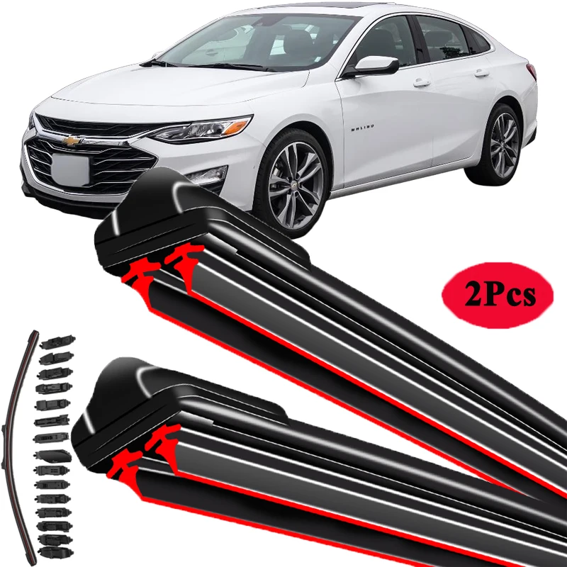 

For Chevrolet 9TH GE All New Malibu 2016 2017 2018 2019 2020 2021 Convertible Carmax Models Double Rubber Car Windscreen Wiper