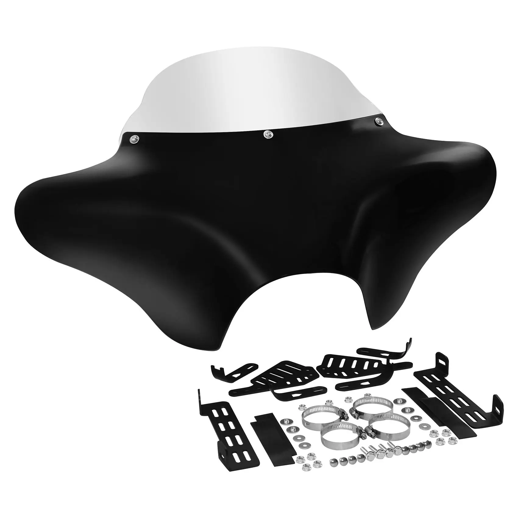 

Front Outer Batwing Fairing + Windshield For Harley Touring Street Electra Glide Ultra Classic Trike 1996-2013 2012