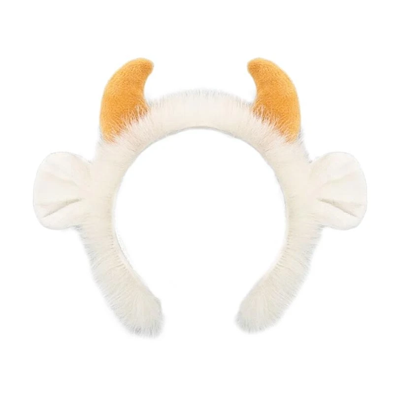 Y5GC Yak Ears and Tail Set Kids Animal Yak Trang phục đặt trang phục cosplay Halloween