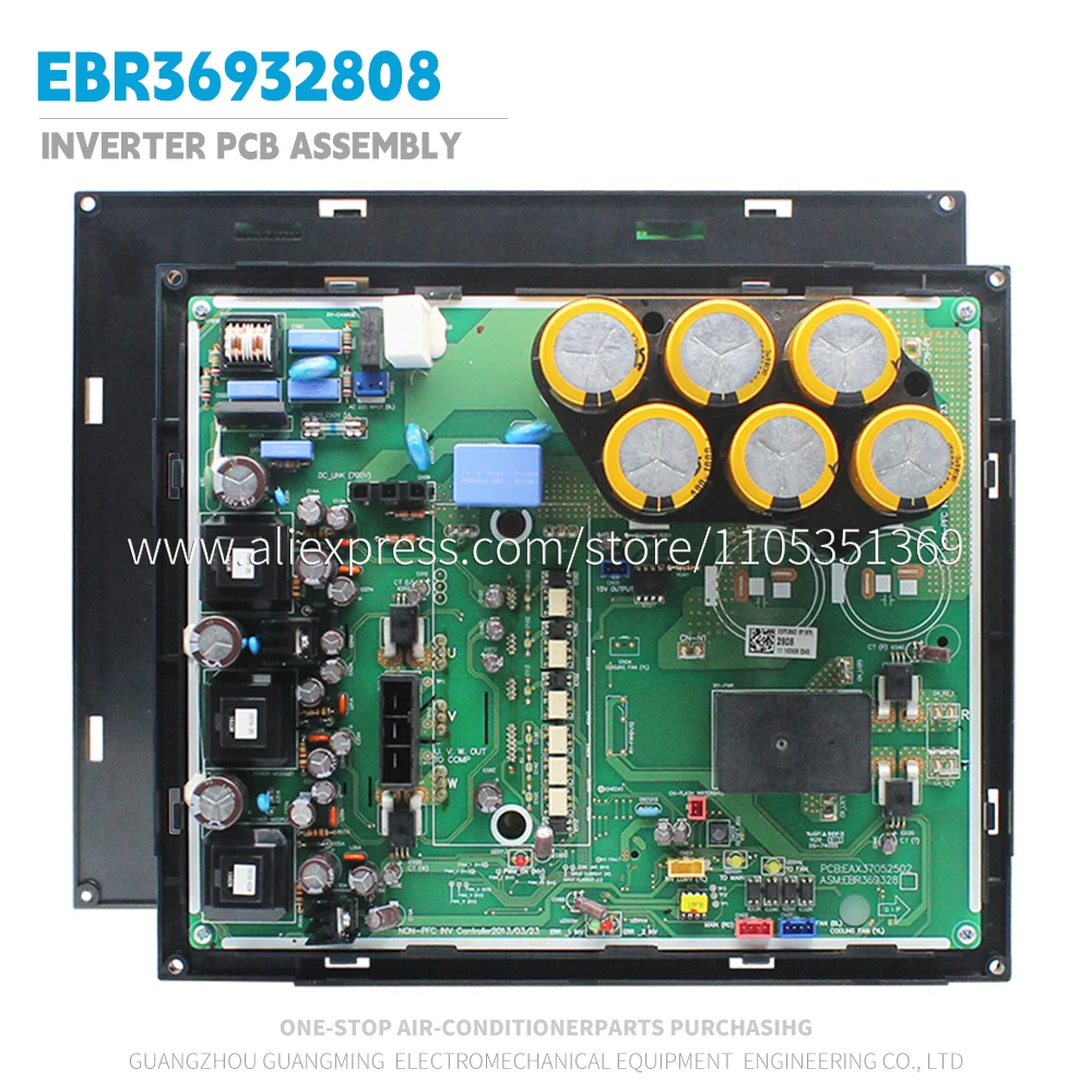 Placa de circuito impreso (PCB) para inversor de aire acondicionado LG VRF, ensamblaje EAX37052502, número de pieza EBR36932808, para inversor exterior de aire acondicionado LG.