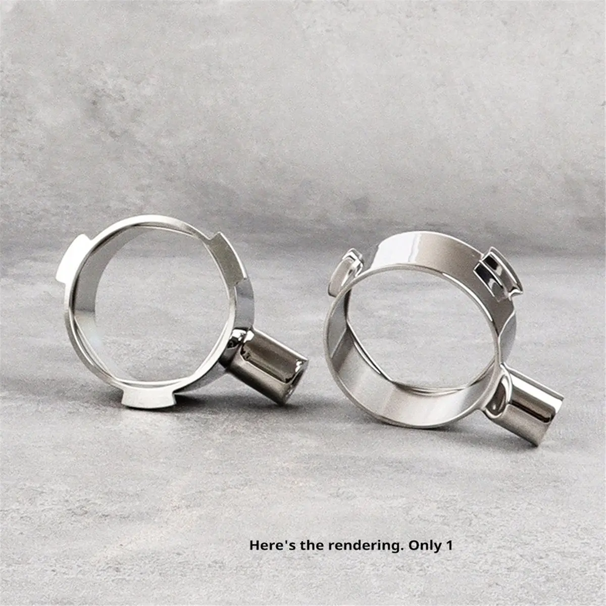 Home Tool 51mm Stainless Steel Bottomless Portafilter Head for EC680 EC685 DEDICA ARTE